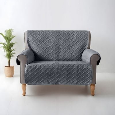 Ultra Sonic Sofa Protector For 2 Seater 224x179Cm Grey