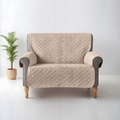 Ultra Sonic Sofa Protector For 2 Seater 224x179Cm Beige