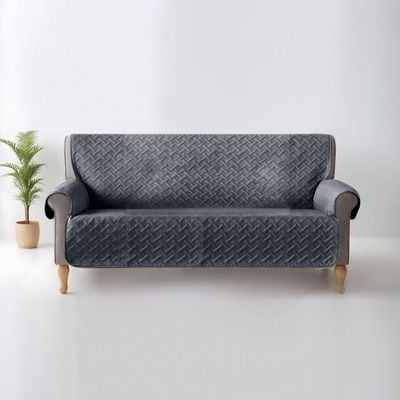Ultra Sonic Sofa Protector For 3 Seater 279x179Cm Grey