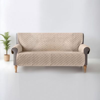 Ultra Sonic Sofa Protector For 3 Seater 279x179Cm Beige