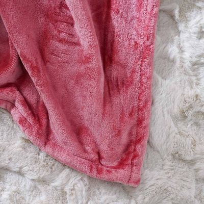 Micro Flannel Blankets Single 150X220Cm Pink