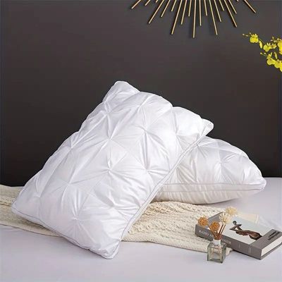 Repose Royal Rest Cotton Pillow Assorted (White, Pink) 70X48Cm