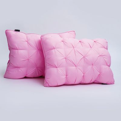 Repose Royal Rest Cotton Pillow Assorted (White, Pink) 70X48Cm