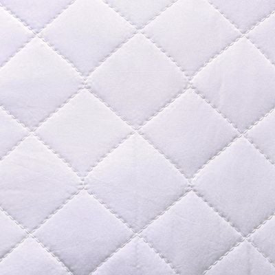 Repose Striped Quilted Pillow - White - 50x75 cm