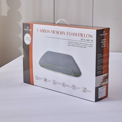 Repose Double Jacquard 3D Mesh Carbon Pillow 60x40x13Cm (WEL-1001C-CARBON)