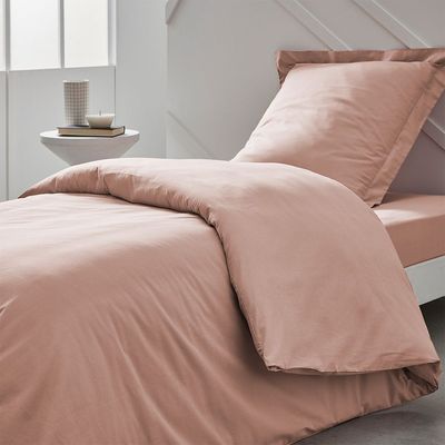 Pristine Fit 144Tc Single Duvet Cover Light Rose 140X200Cm