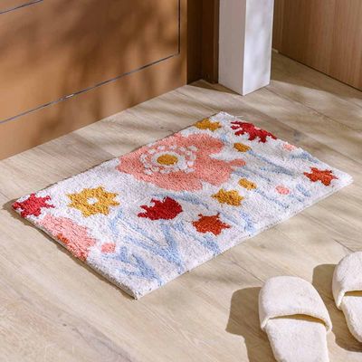 Dazzle Floral Doormat - Multi-color 