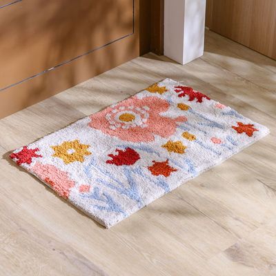 Dazzle Floral Doormat - Multi-color 