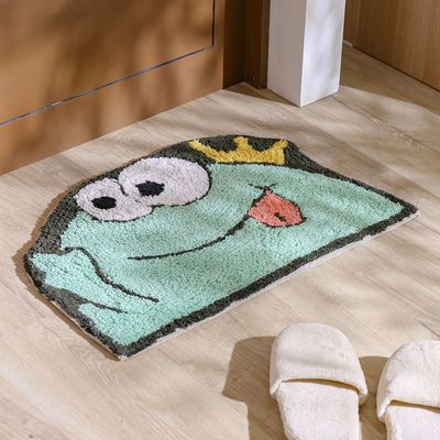 Dazzle Semi-Frog Face Doormat - Green