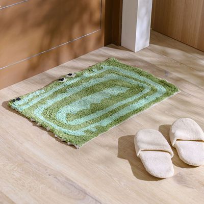 Dazzle Croc Doormat - Green 