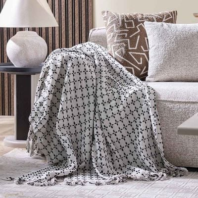 Takisha Woven Throw - Blue 