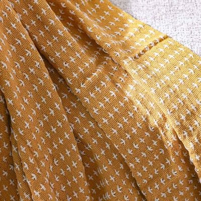 Takisha Woven Throw - Yellow