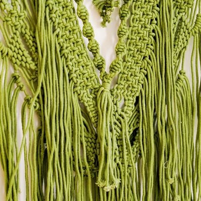 Dreamy Macramé Wall Hanging - Olive Green