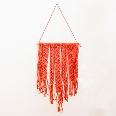 Dreamy Macrame Wall Hanging Peach (Se/Wh-130104)