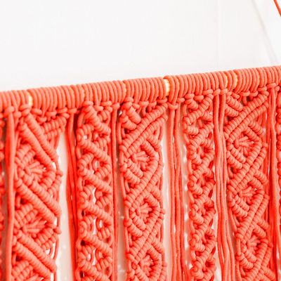 Dreamy Macramé Wall Hanging - Peach