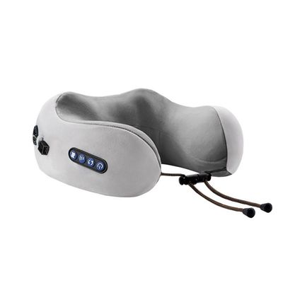 Elixir Travel Neck Pillow With Massage & Heat Grey 25X23X12Cm 