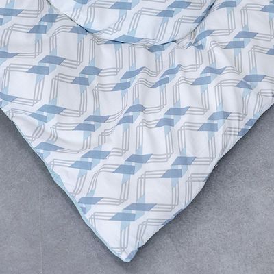 Bliss 6- Piece Queen Comforter Set 200X240 Cm Lt. Blue (COMF DES - 2)