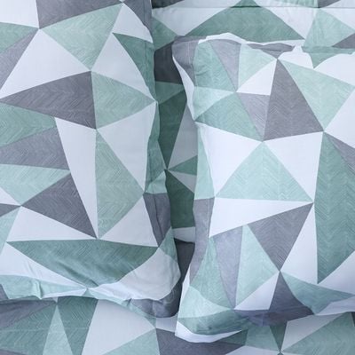 Bliss 4- Piece Single Comforter Set 160X240 Cm Green (COMF DES - 5)