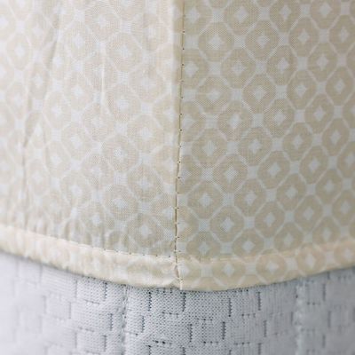 Bliss 6- Piece Queen Comforter Set 200X240 Cm Beige (COMF DES - 7)