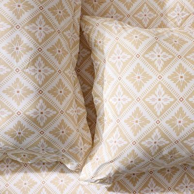 Bliss 3- Piece Queen Fitted Sheet Set 160X200 Cm Beige (FITTED DESGN - 7)