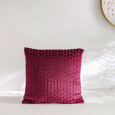 Gleam Cushion 45X45Cm Red