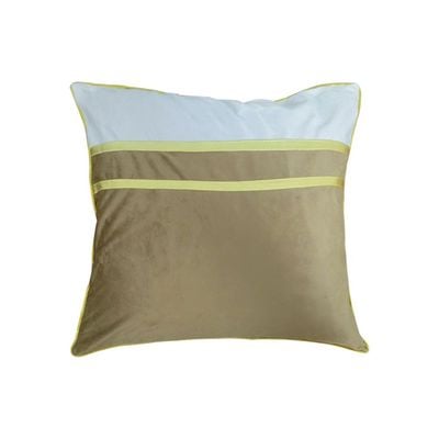 Gleam Cushion 45X45Cm Coffee/White