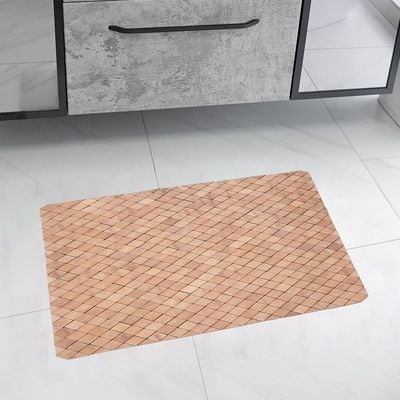 Prism Bamboo Anti-Slip Bath Mat 50X80Cm 