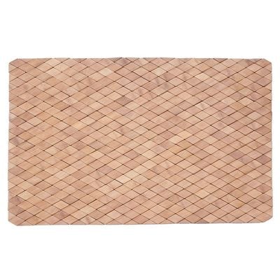 Prism Bamboo Anti-Slip Bath Mat 50X80Cm 