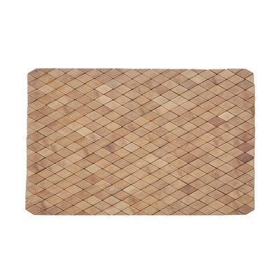 Prism Bamboo Anti-Slip Bath Mat 40X60Cm 