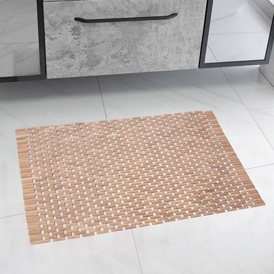 Prism Bamboo Anti-Slip Bath Mat 50X80Cm 