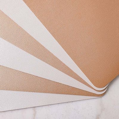 Aasia Set Of 6 Placemat 45X30Cm Copper/White 
