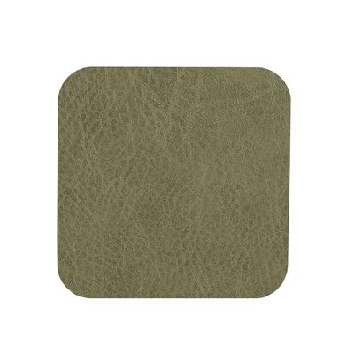 Aasia Set Of 6 Coaster 10X10Cm Green/Brown 