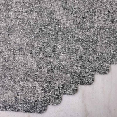 مفارش مائدة آسيا - طقم من 6 قطع - رمادي - 45 × 30 سم