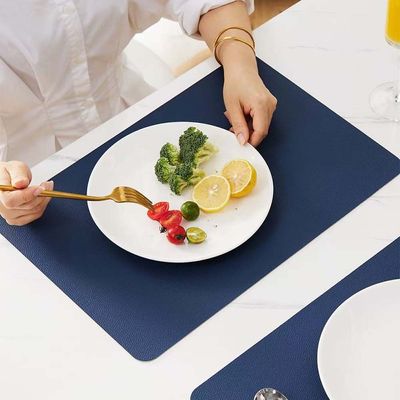 Aasia Set Of 6 Placemat 45X30Cm Blue/Grey 