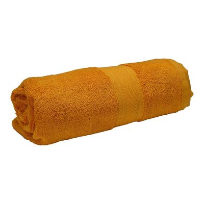 Hometex Bath Towel - 70X140 Cm - Brown/Mustard 500 Gsm