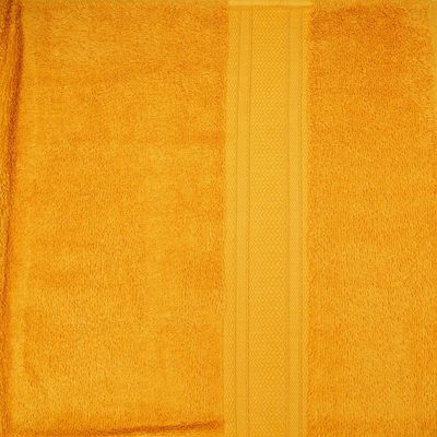 Hometex Bath Towel - 70X140 Cm - Brown/Mustard 500 Gsm