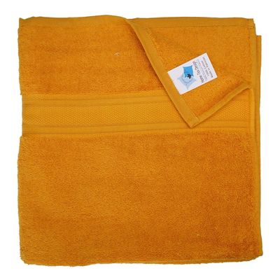 Hometex Bath Towel - 70X140 Cm - Brown/Mustard 500 Gsm