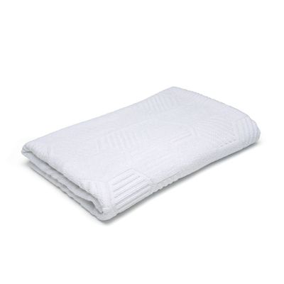 Hometex Bath Towel - 70X140 Cm - White 550 Gsm