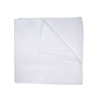 Hometex Bath Towel - 70X140 Cm - White 550 Gsm