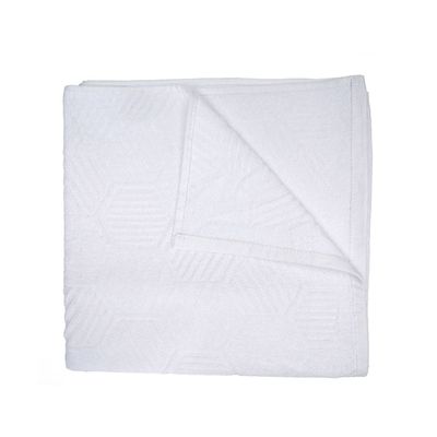 Hometex Bath Towel - 70X140 Cm - White 650 Gsm