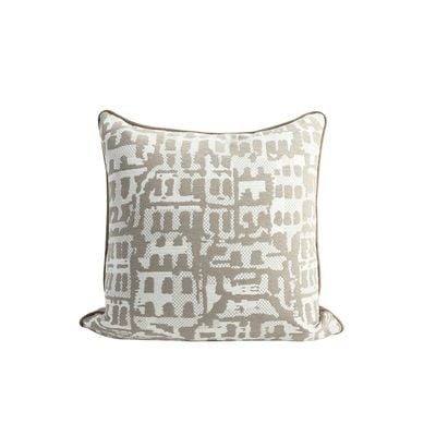 Gleam Jacquard Cushion 45X45Cm Coffee 