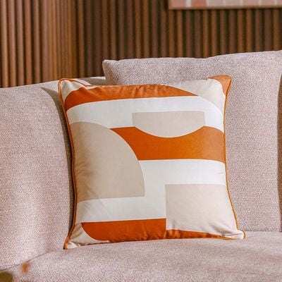 Gleam Printed Cushion 45X45Cm Orange 