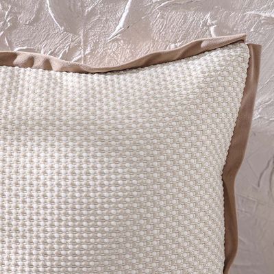 Gleam Jacquard Cushion 45X45Cm White 