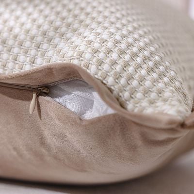 Gleam Jacquard Cushion 45X45Cm White 