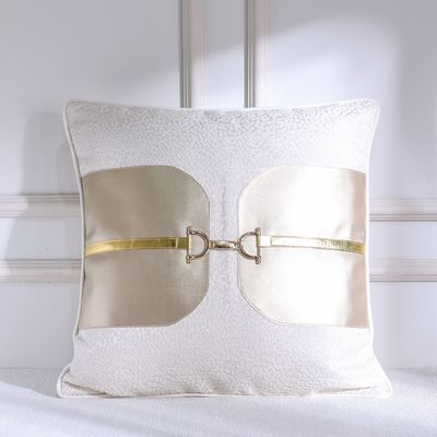 Gleam Patchwork Cushion 45X45Cm White 