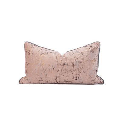 Gleam Velvet Cushion 30X50Cm Light Coffee Gold 