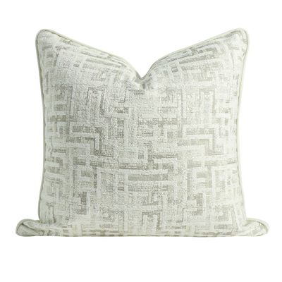 Gleam Jacquard Cushion 45X45Cm White 