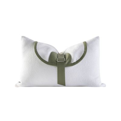 Gleam Patchwork Cushion 30X50Cm White Green 