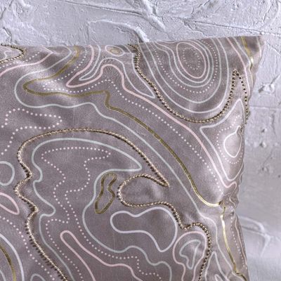 Gleam Velvet Cushion Cover Dark Earth 30X50Cm 