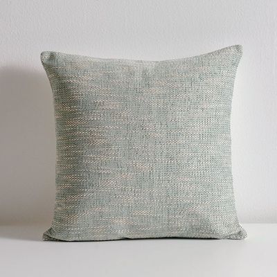 Gleam Slub Texture Woven Cushion Cover Grey 45x45 Cm 